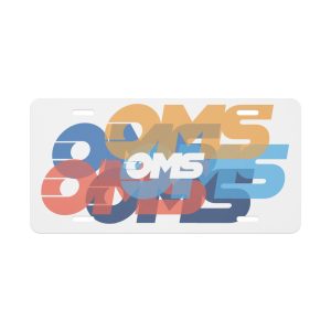 OMS Vanity license plate