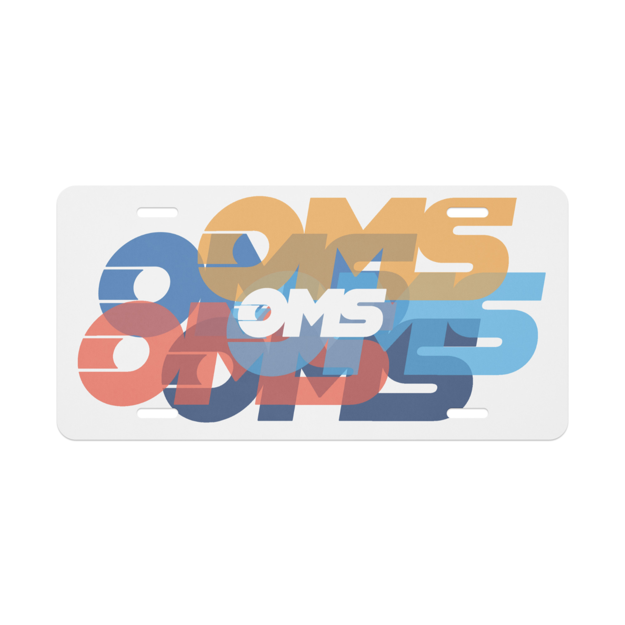 OMS Vanity license plate