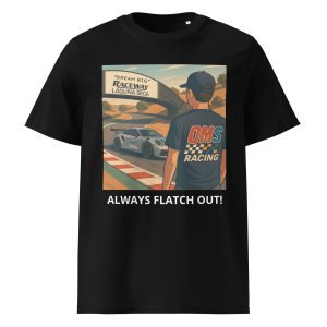 OMS “FLATCH OUT!” Unisex organic ribbed neck t-shirt