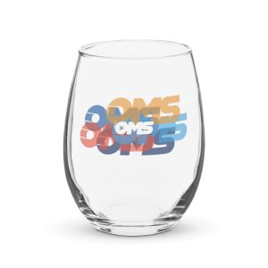 OMS Stemless wine glass